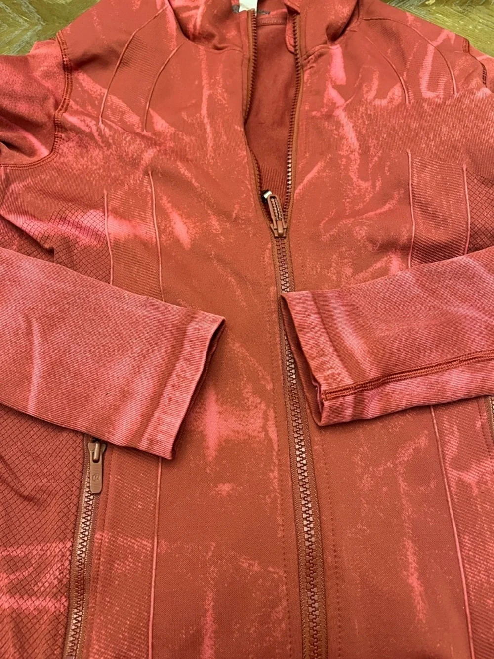 Lululemon Ebb To Street define Jacket Size 8  Maroon Performance Zip Jacket